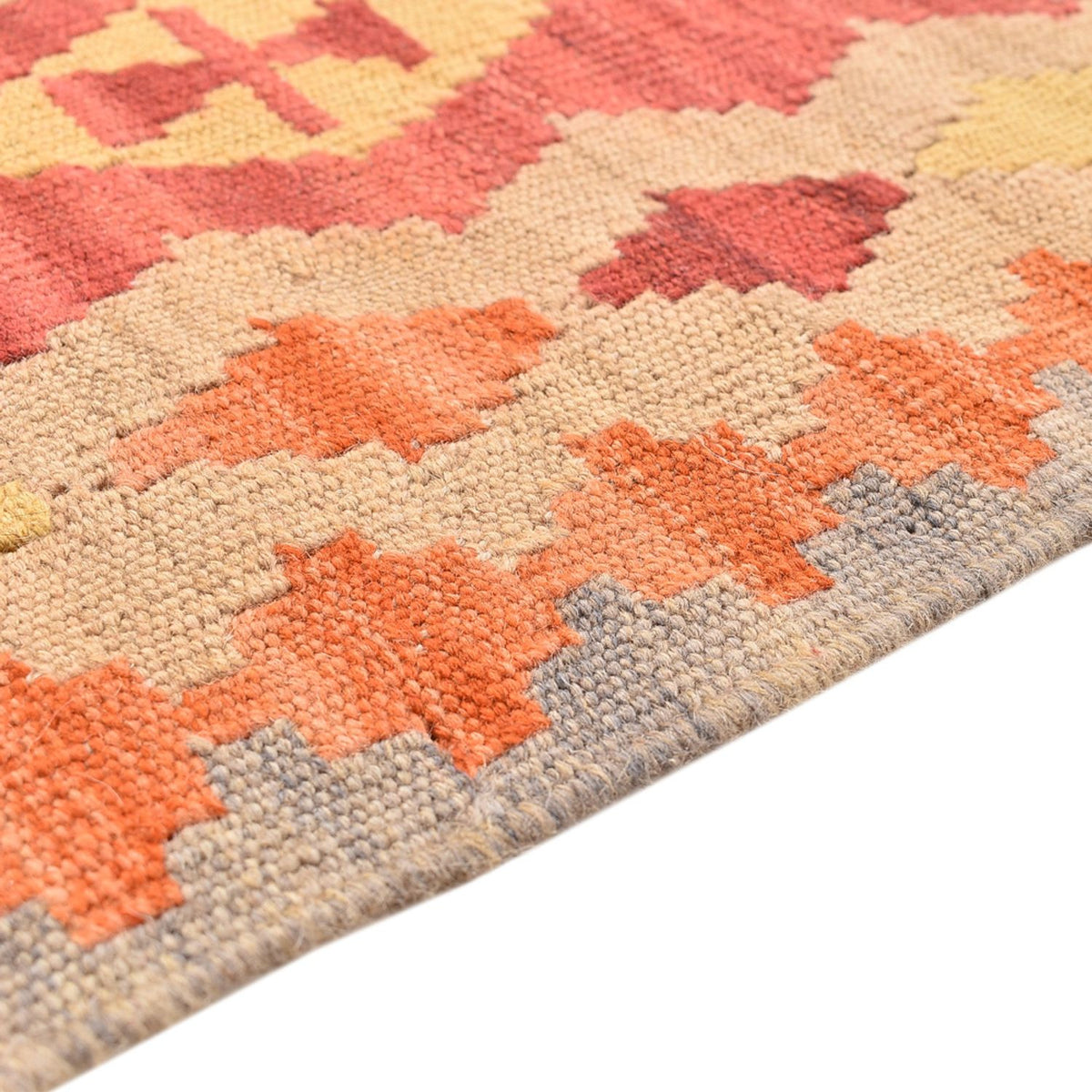 Løber Kelim-tæppe - orientalsk - 195 x 54 cm - flerfarvet