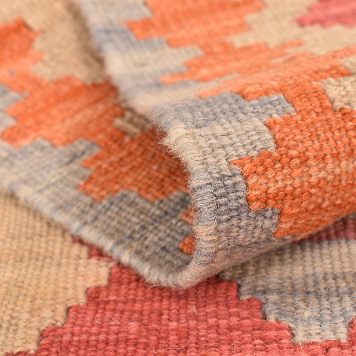 Løber Kelim-tæppe - orientalsk - 195 x 54 cm - flerfarvet