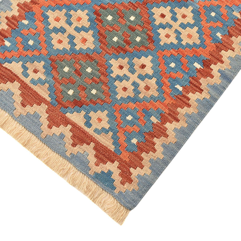 Løber Kelim-tæppe - orientalsk - 193 x 64 cm - flerfarvet