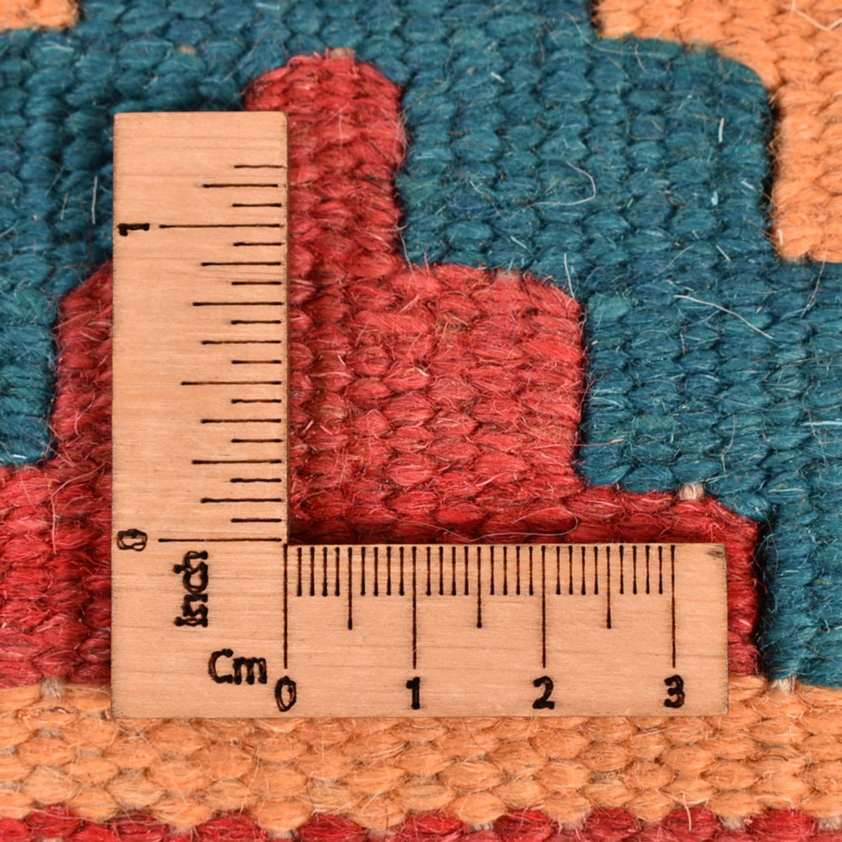 Kelim-tæppe - orientalsk - 209 x 156 cm - flerfarvet