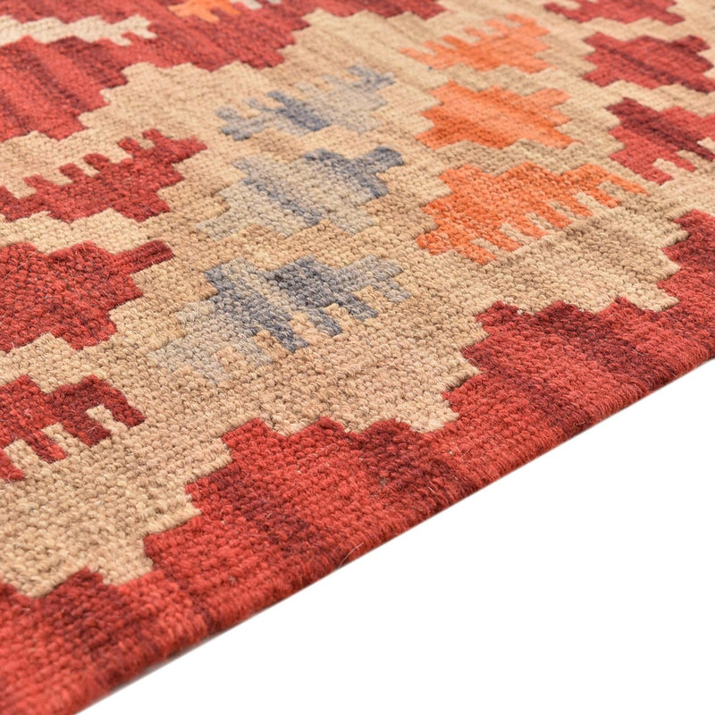 Kelim-tæppe - orientalsk - 205 x 156 cm - flerfarvet