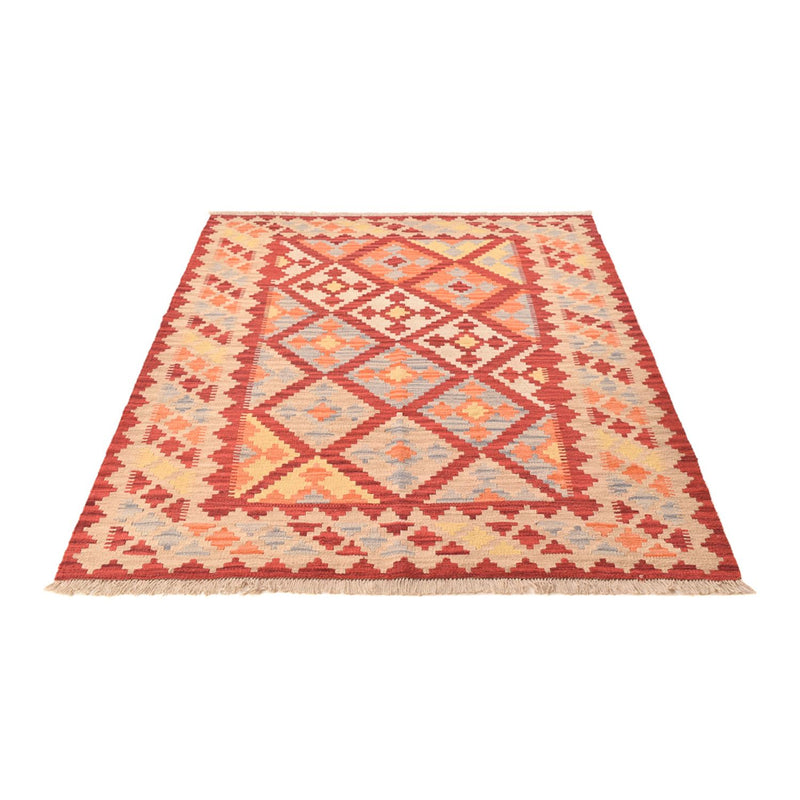 Kelim-tæppe - orientalsk - 205 x 156 cm - flerfarvet