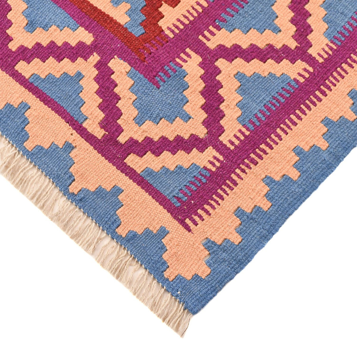 Kelim-tæppe - orientalsk - 208 x 150 cm - flerfarvet