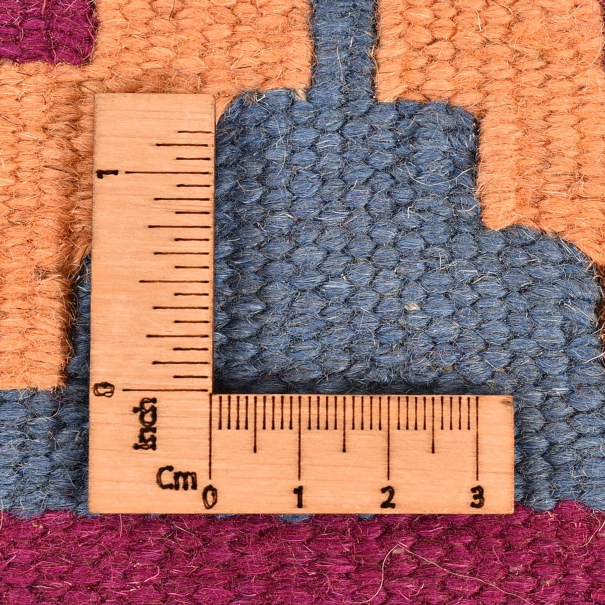 Kelim-tæppe - orientalsk - 208 x 150 cm - flerfarvet