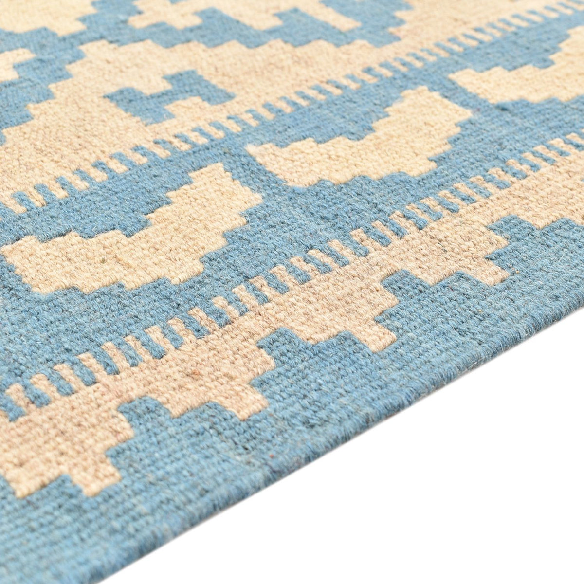 Løber Kelim-tæppe - orientalsk - 199 x 62 cm - flerfarvet