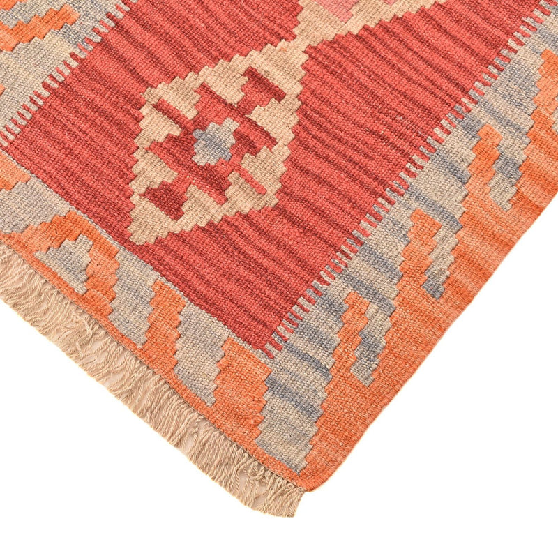 Løber Kelim-tæppe - orientalsk - 198 x 59 cm - flerfarvet