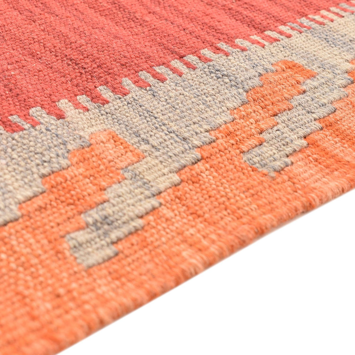 Løber Kelim-tæppe - orientalsk - 198 x 59 cm - flerfarvet