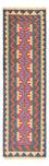 Løber Kelim-tæppe - orientalsk - 210 x 62 cm - flerfarvet