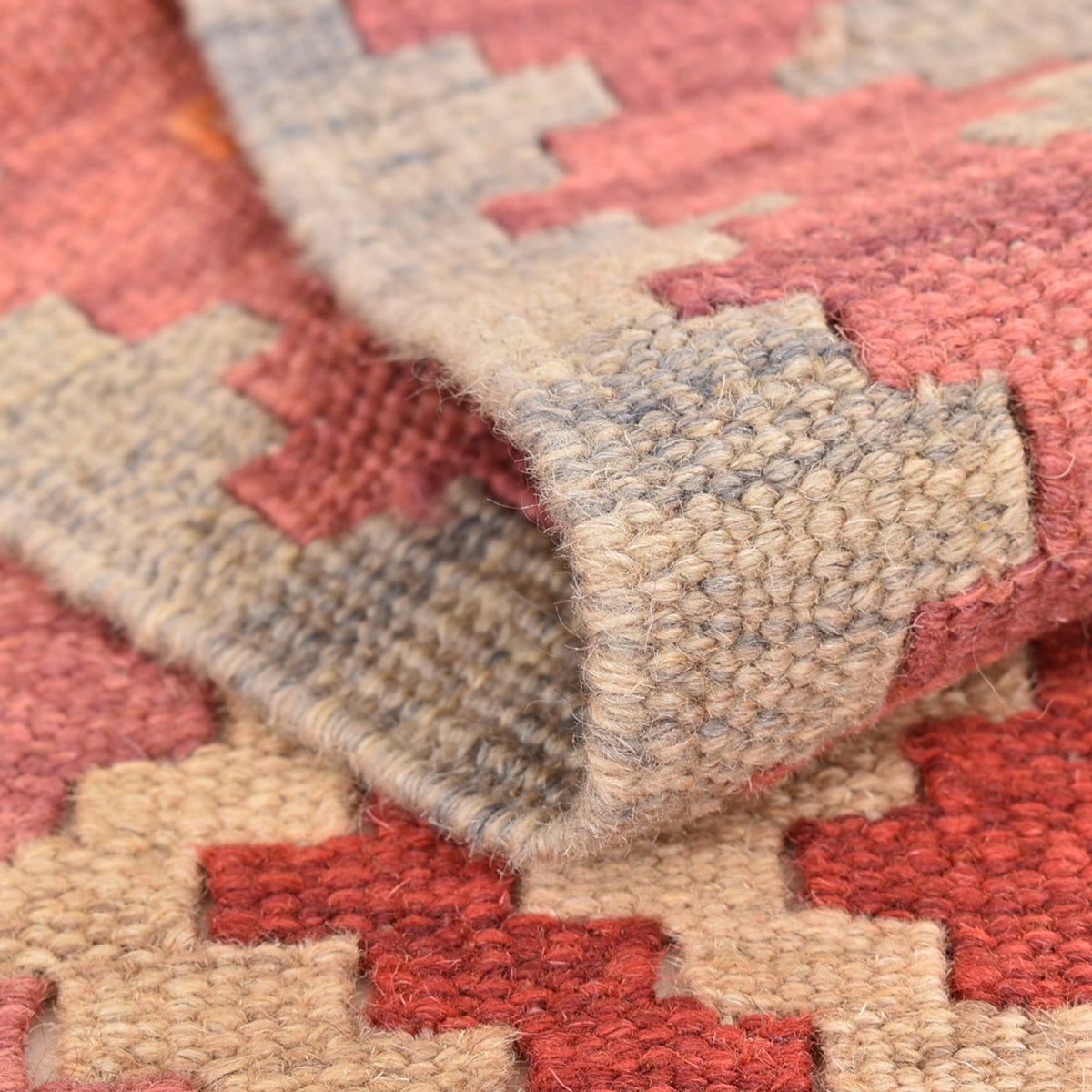 Løber Kelim-tæppe - orientalsk - 197 x 63 cm - flerfarvet