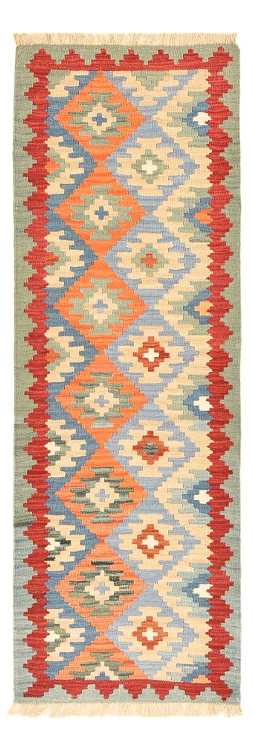Løber Kelim-tæppe - orientalsk - 194 x 66 cm - flerfarvet