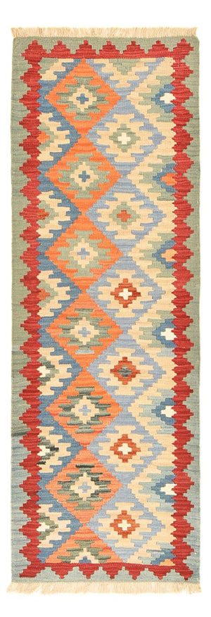 Løber Kelim-tæppe - orientalsk - 194 x 66 cm - flerfarvet