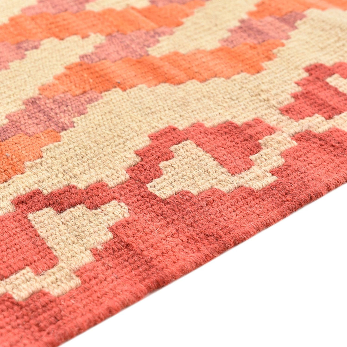 Løber Kelim-tæppe - orientalsk - 190 x 58 cm - flerfarvet