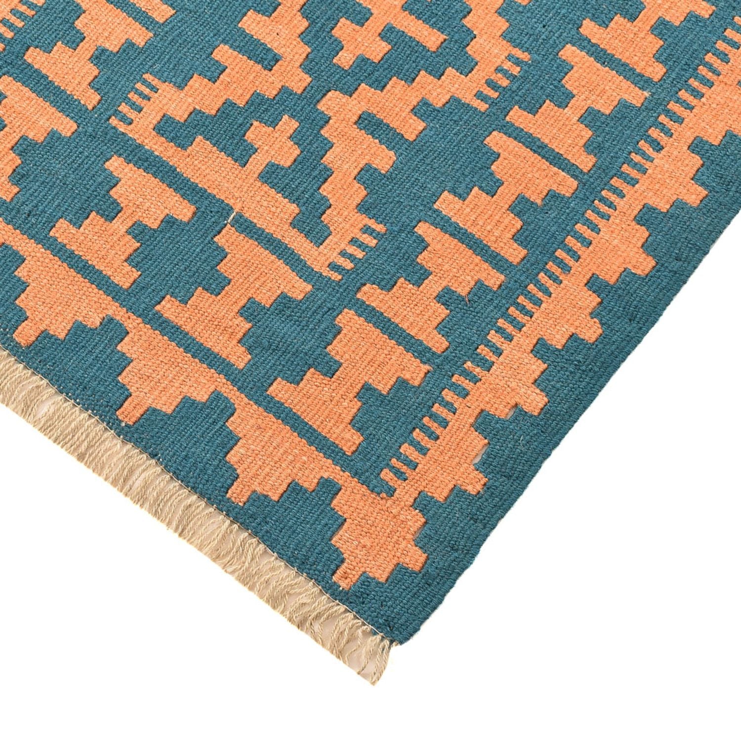 Løber Kelim-tæppe - orientalsk - 194 x 62 cm - flerfarvet