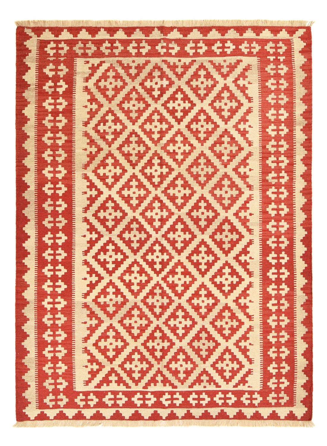 Kelim-tæppe - orientalsk - 238 x 174 cm - flerfarvet