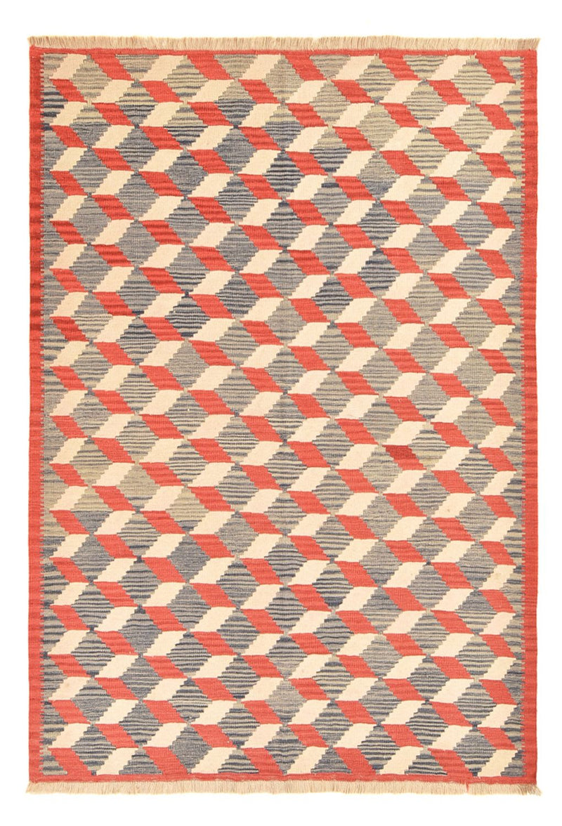 Kelim-tæppe - orientalsk - 246 x 174 cm - flerfarvet