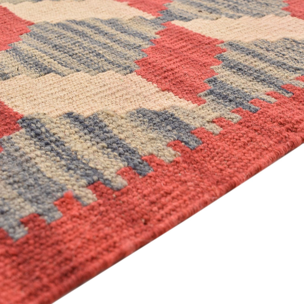 Kelim-tæppe - orientalsk - 246 x 174 cm - flerfarvet