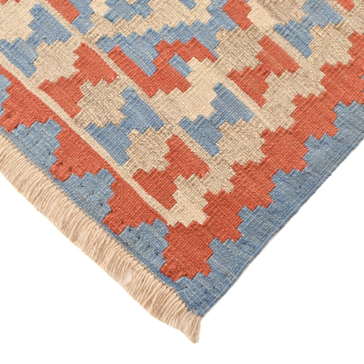 Kelim-tæppe - orientalsk - 243 x 181 cm - flerfarvet