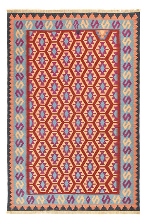 Kelim-tæppe - orientalsk - 244 x 166 cm - flerfarvet