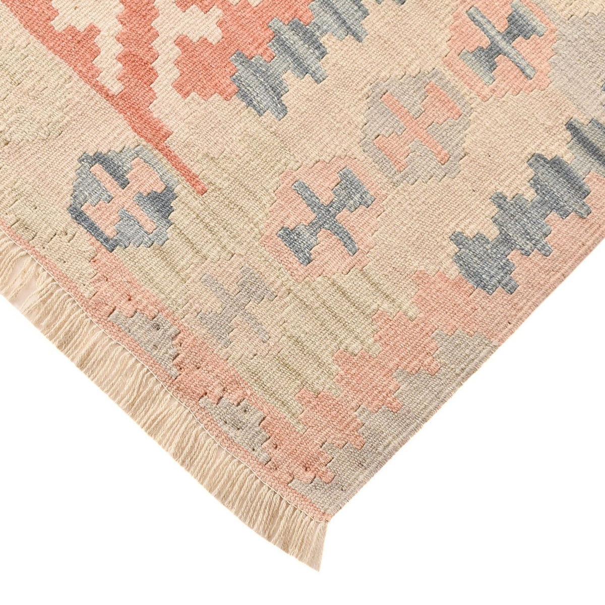 Kelim-tæppe - orientalsk - 233 x 175 cm - flerfarvet