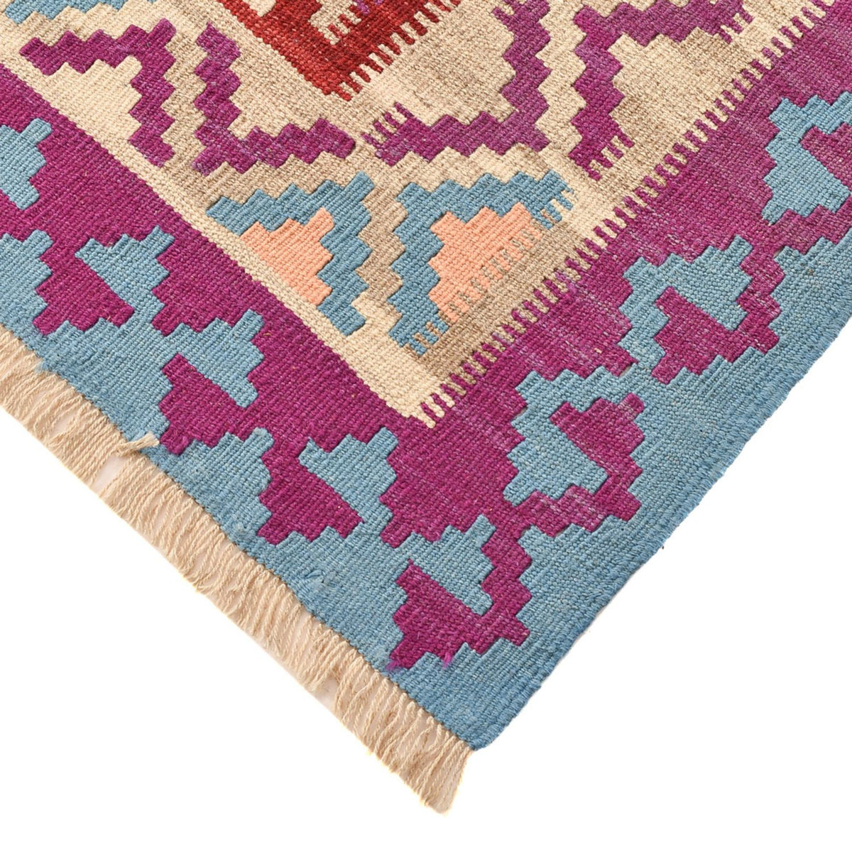 Kelim-tæppe - orientalsk - 231 x 172 cm - flerfarvet