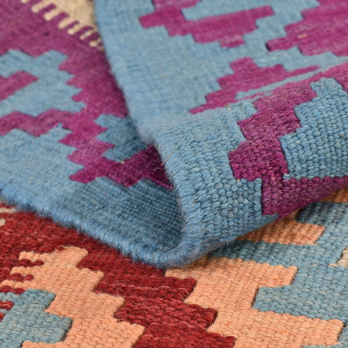 Kelim-tæppe - orientalsk - 231 x 172 cm - flerfarvet