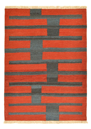 Kelim-tæppe - Trendy - 162 x 108 cm - flerfarvet