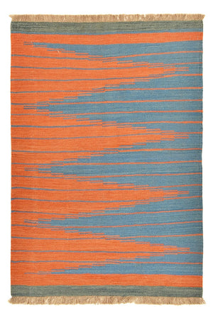 Kelim-tæppe - Trendy - 150 x 103 cm - flerfarvet