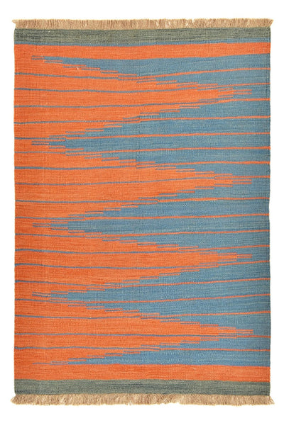 Moderne kilim Tæppe 103x150cm - Uldtæppe