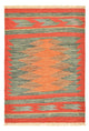 Moderne kilim Tæppe 141x101cm - Uldtæppe