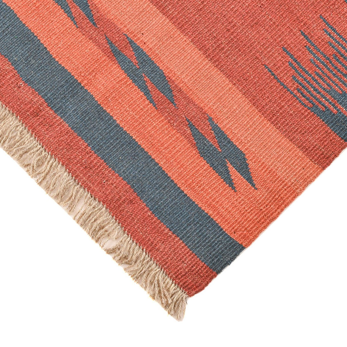 Kelim-tæppe - Trendy - 89 x 73 cm - flerfarvet