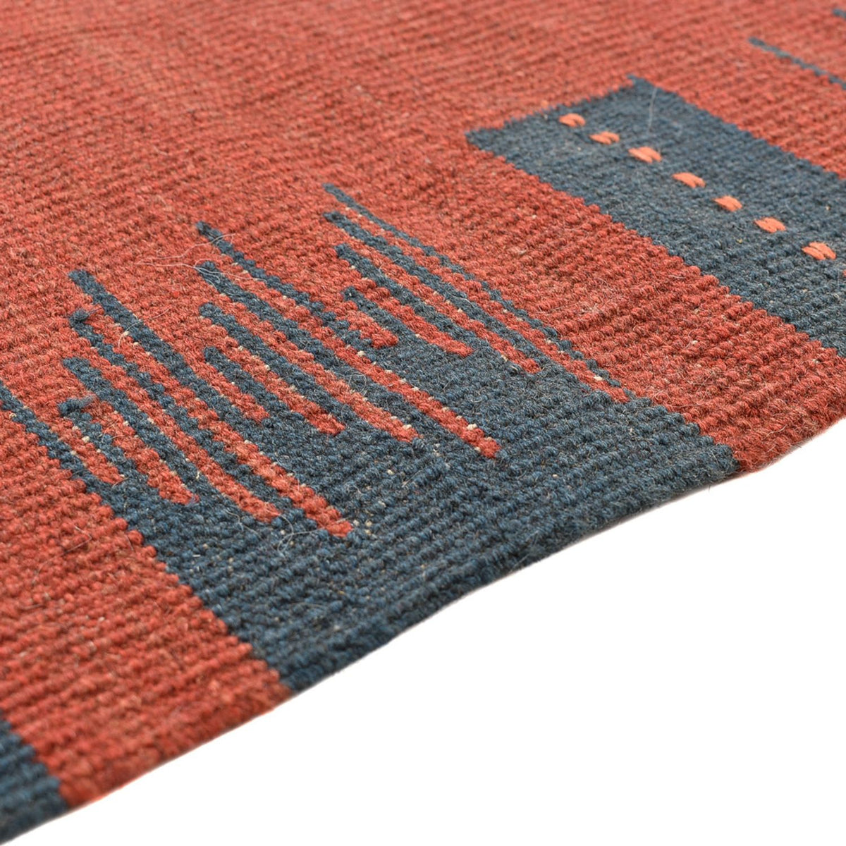 Kelim-tæppe - Trendy - 89 x 73 cm - flerfarvet