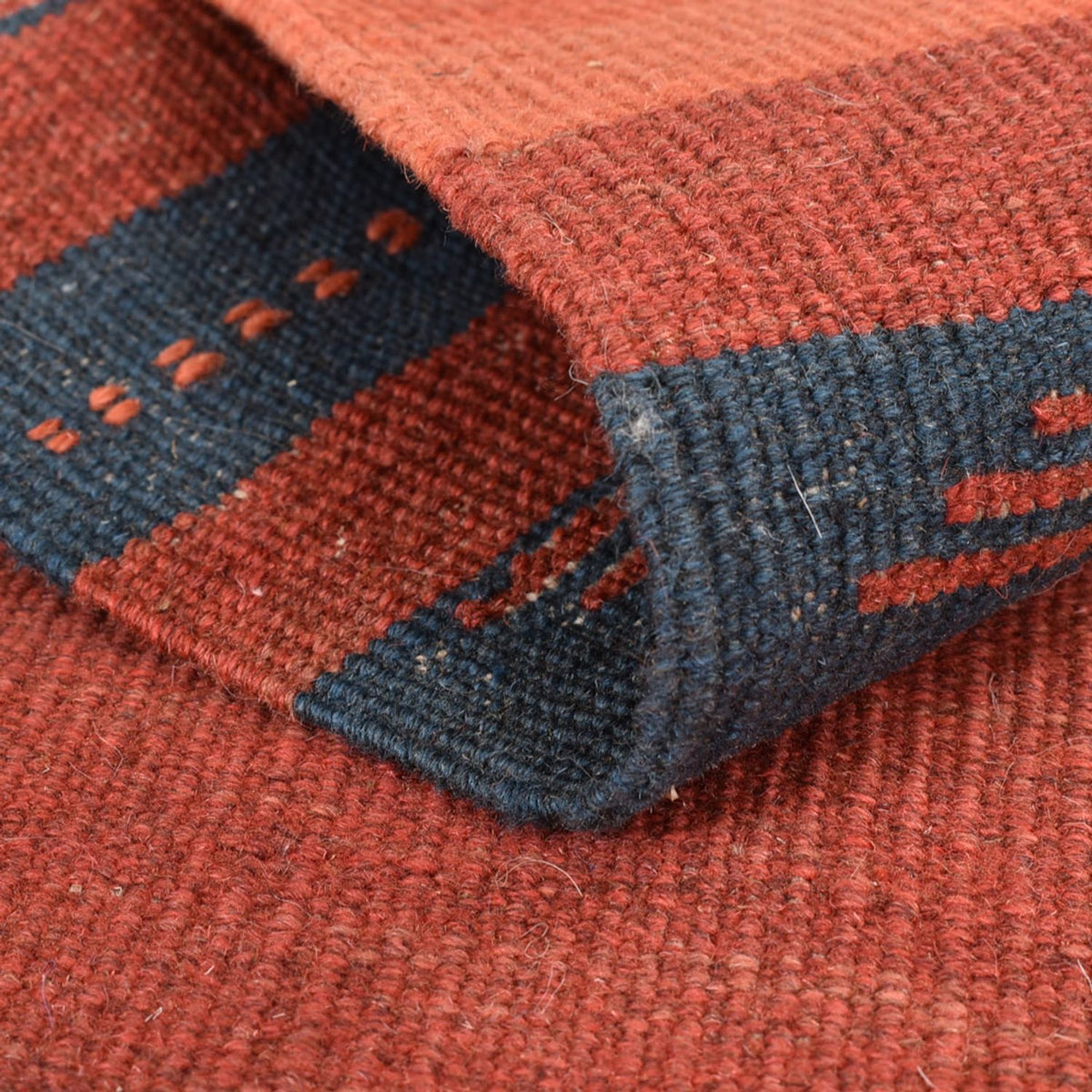 Kelim-tæppe - Trendy - 89 x 73 cm - flerfarvet