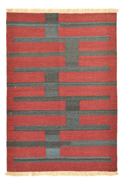Moderne kilim Tæppe 104x148cm - Uldtæppe