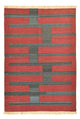 Moderne kilim Tæppe 148x104cm - Uldtæppe