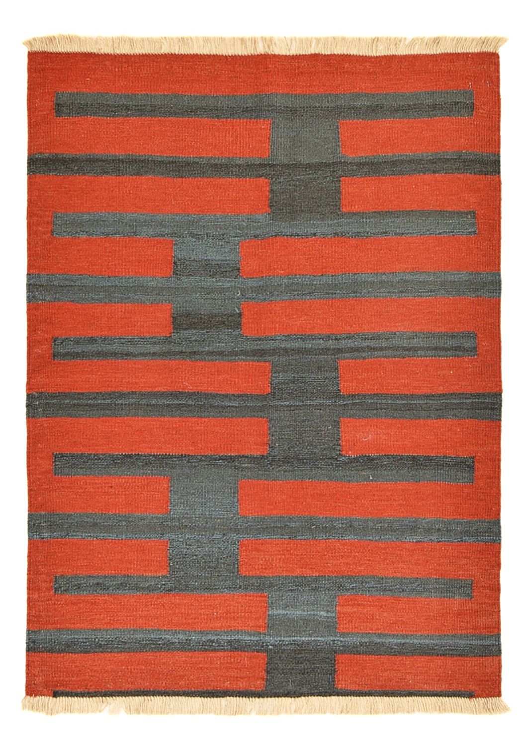 Kelim-tæppe - Trendy - 144 x 107 cm - flerfarvet