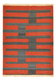 Moderne kilim Tæppe 144x107cm - Uldtæppe
