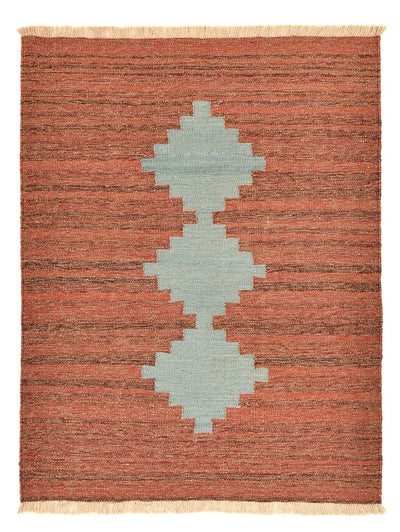 Moderne kilim Tæppe 115x148cm - Uldtæppe