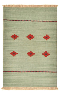 Kelim-tæppe - Trendy - 119 x 80 cm - flerfarvet