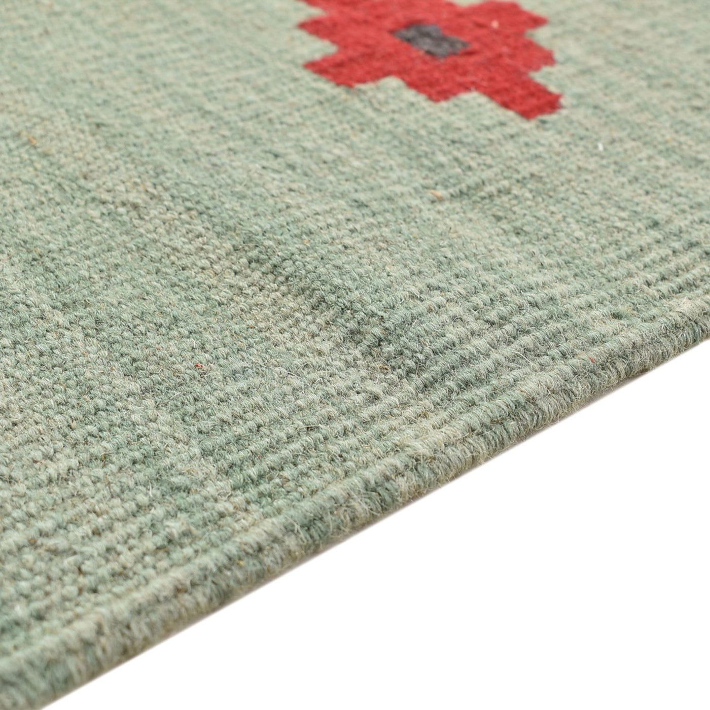 Moderne kilim Tæppe 119x80cm - Uldtæppe