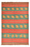 Kelim-tæppe - Trendy - 212 x 146 cm - flerfarvet