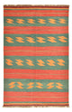 Moderne kilim Tæppe 212x146cm - Uldtæppe