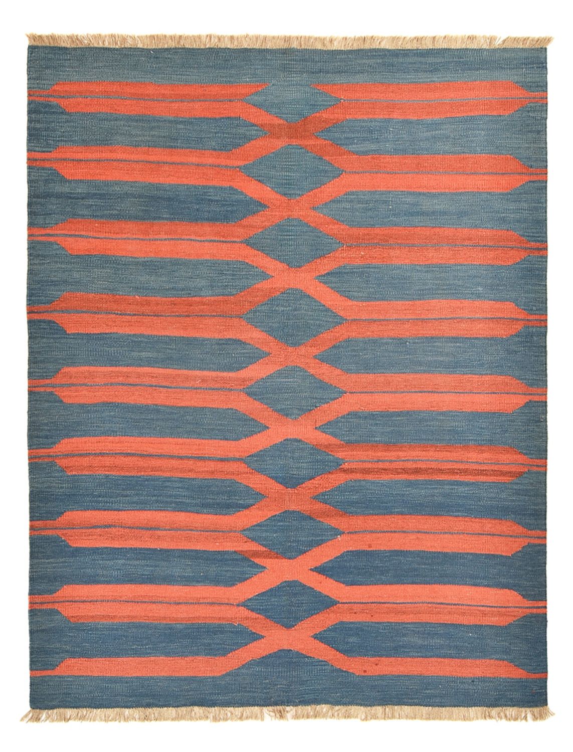 Kelim-tæppe - Trendy - 204 x 159 cm - flerfarvet