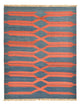 Moderne kilim Tæppe 204x159cm - Uldtæppe