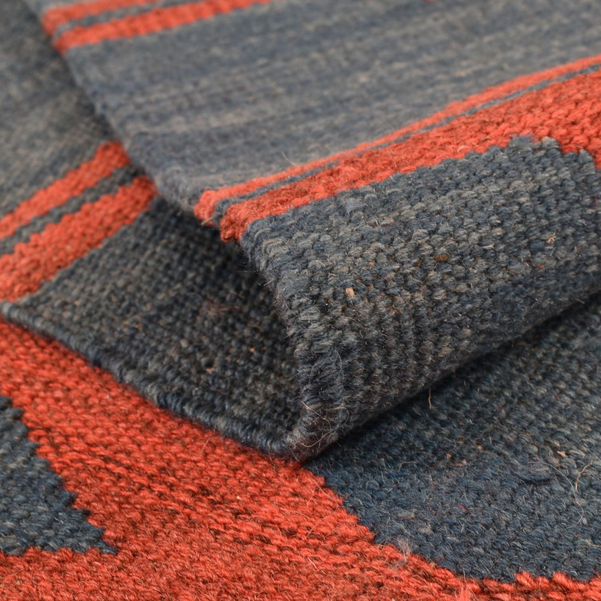 Kelim-tæppe - Trendy - 204 x 159 cm - flerfarvet