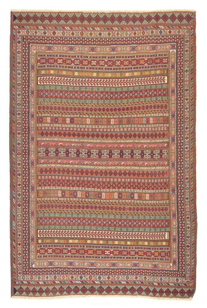 Persisk tæppe - Nomadisk - 297 x 197 cm - flerfarvet