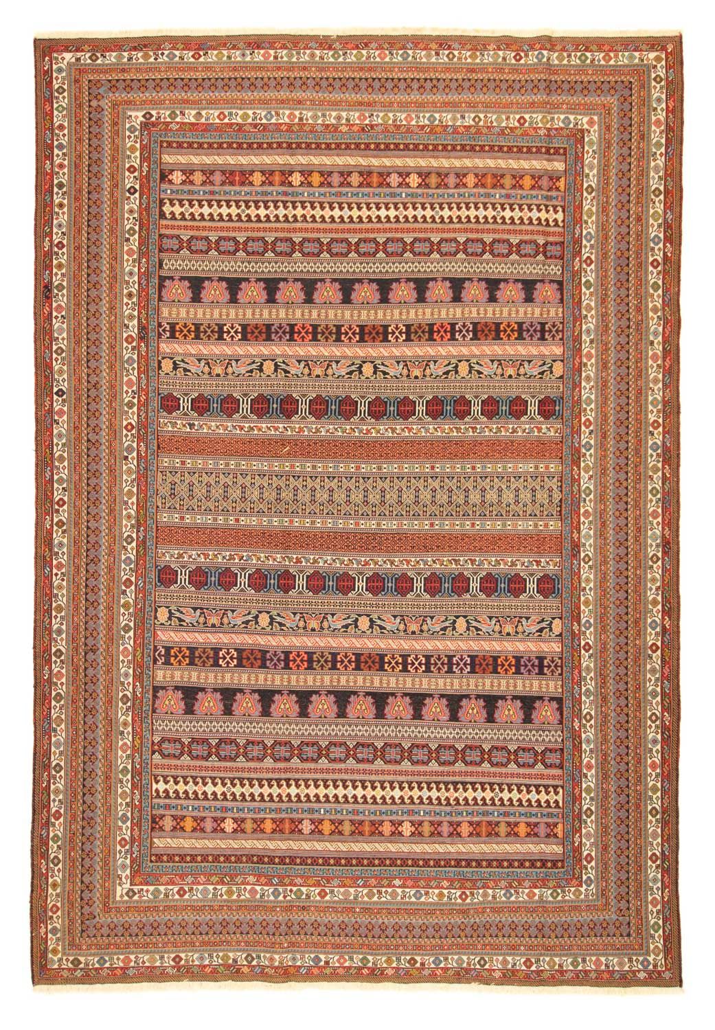 Persisk tæppe - Nomadisk - 296 x 202 cm - flerfarvet