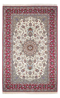 Persisk tæppe - Isfahan - Premium - 248 x 159 cm - beige