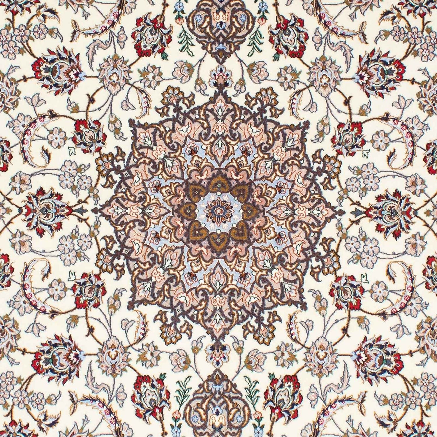 Persisk tæppe - Isfahan - Premium - 248 x 159 cm - beige