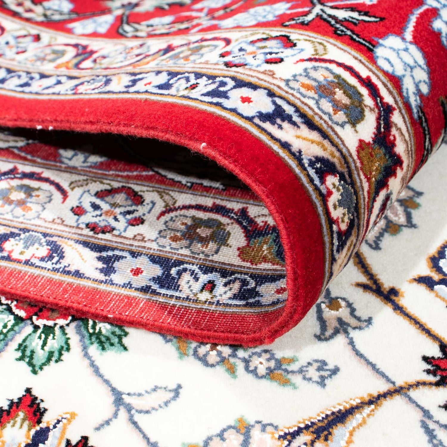 Persisk tæppe - Isfahan - Premium - 248 x 159 cm - beige