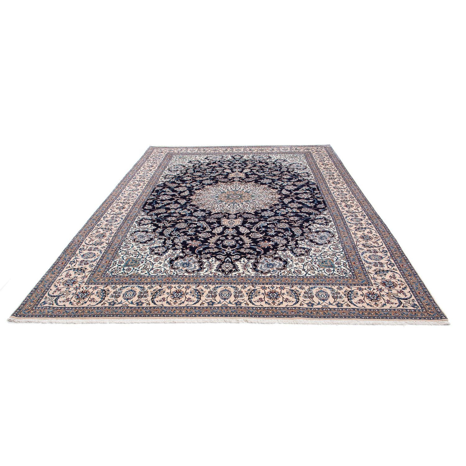 Persisk tæppe - Nain - Premium - 319 x 220 cm - beige